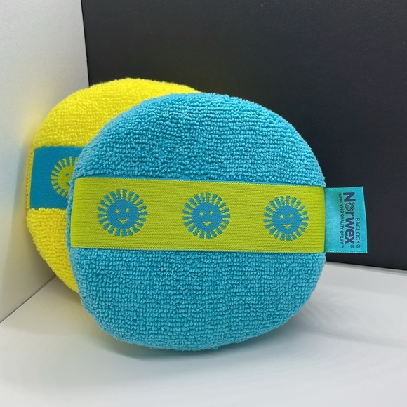 Norwex Kids Bath Sponge Blue and Yellow Brand New - Picture 5 of 8